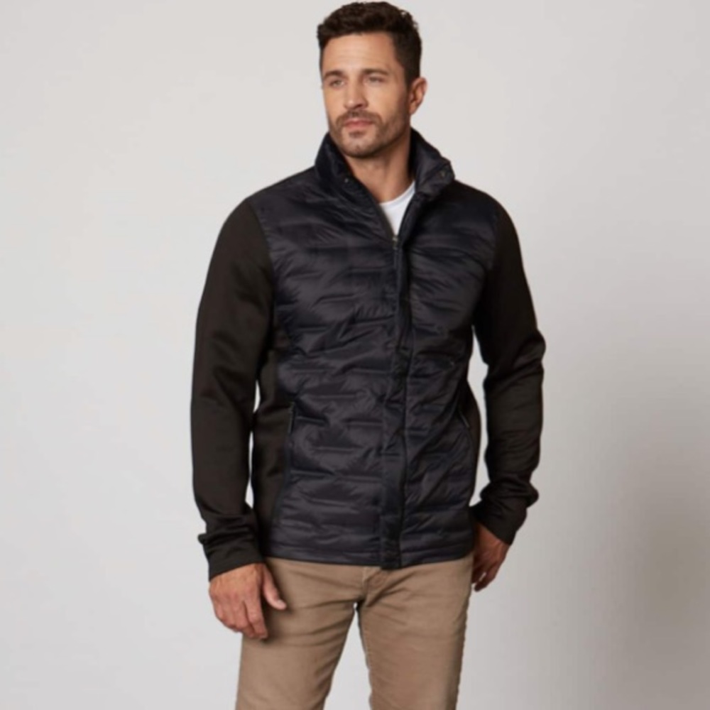 Speaker Cup By Fossa Apparel Black 80% Down/20% Feathers Mens Puffer Jacket L